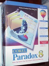 corel paradox 8 windows 10