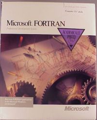 Microsoft FORTRAN 5.1 Academic, new style box